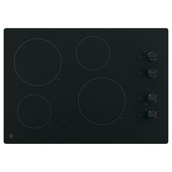 GE 30" Electric Smoothtop Cooktop Black - JP3030DWBB