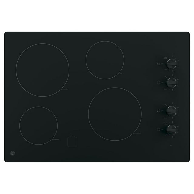 GE 30" Electric Smoothtop Cooktop Black - JP3030DWBB