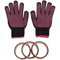 thumbnail image 3 of Guantes resistentes al calor y 3 rollos de cinta de prensa de calor de 10 mm x 33 metros y 108 pies guantes una prueba de calor Guante Cinta térmica Cinta de sublimación, 3 of 5