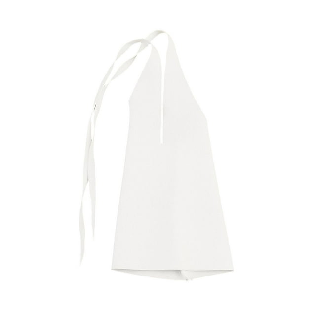Vestido de mujer a escala 1/6 con espalda descubierta, accesorio para fotografía, diseño de tirantes, falda a la cadera. Blanco