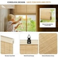 thumbnail image 2 of LazBlinds Cordless Bamboo Blinds, Bamboo Roll Up Shades for Windows, Light Filtering Hanging Window Blinds, Bamboo Shades for Patio Indoor/Outdoor Porch, 42'' W x 64'' H, Carbonized, 2 of 6