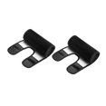 thumbnail image 2 of AWHAO 2 Pieces Adjustable Thigh Support Thigh Wraps Sweat Belt Ergonomic Polyester Leg black, 2 of 9