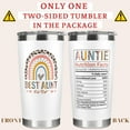 thumbnail image 2 of Aunt Gifts - Aunt Gifts from Niece, Nephew - Gifts for Aunt, Auntie Gifts - Aunt Birthday Gift, Mothers Day Gifts for Aunt, Aunt Valentine Gifts - Gifts for New Aunt, To Be Aunt - 20 Oz Tumbler, 2 of 6