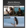 thumbnail image 4 of Audífonos Belkin SoundForm ANC con cable USB-C IPX5 negros, 4 of 8