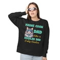 thumbnail image 2 of Maine Coon Dad Like a Regular Dad Only Cooler Happy Father's Day Sweatshirt Unisex Merch Cat Lover Kitten Owner Gifts - 02007, 2 of 6