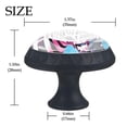 thumbnail image 4 of 4 Pcs Zebra Knobs for Kitchen Cabinet Cupboard Dresser Bookcase Drawer Pulls Handles Round Home Decor, 4 of 8