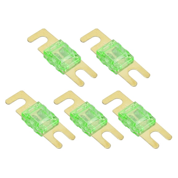 5pcs Mini ANL Fuses 30A 30AMP for Car Truck Motorcycle Boat Audio CDs Green
