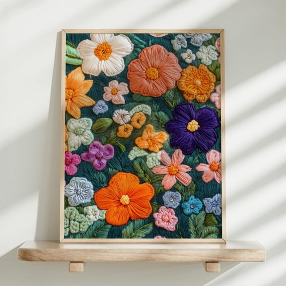 Simple Floral Wall Art, Minimalist Botanical Prints, Decor For Home, Flower Artwork Home Decor #1363, 8x12 UNFRAMED