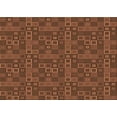 thumbnail image 1 of Ahgly Company Indoor Rectangle Patterned Blood Red Brown Area Rugs, 5' x 8', 1 of 6