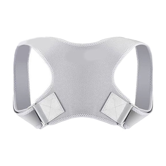 Posture Corrector For S & Kids, Adjustable Back Support Brace With Breathable Material, Gray Xxl - Back Straightener For Posture Improvement, Comfortable Fit For Home Office