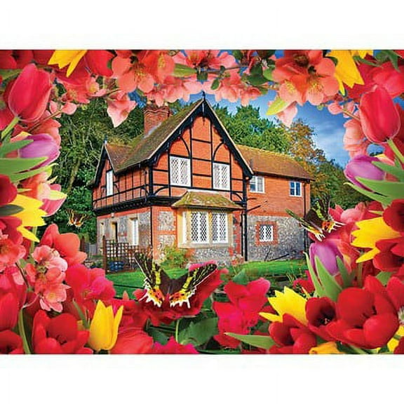 LaFayette Puzzle Factory™ Autumn Cottage Jigsaw Puzzle