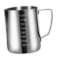 thumbnail image 4 of Jarra para espumar leche, vaso espumador leche, accesorios para máquina espresso, jarra para cafetería, latte, hogar, café. 1000 ml, 4 of 8