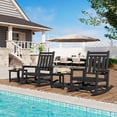 thumbnail image 6 of EastVita Outdoor Side Table 18 X 15 Inch Hdpe 2-Tier Patio Side Tables For Outside For Patio Pool Deck Indoor Backyard Black, 6 of 6