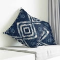thumbnail image 3 of Navy Blue Pillow Covers 26x26 Inch Decorative Throw Pillow Cover, Vintage Tribal Abstract Geometric Tie Dye Art Sofa Pillowcases Accent Cushion Case Home Decor Bedroom Living Room, 3 of 6