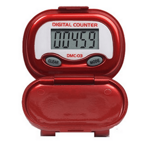 DMC03 Step Distance and MultiFunction Pedometer Red Pedometers