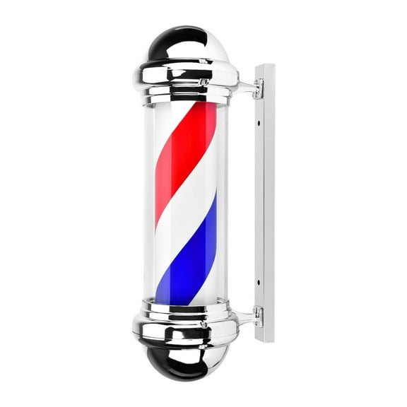 Gazechimp Barber Pole Light Hair Salon Signage Light Sturdy,Waterproof,Salon Open Sign Light Salon Rotating Light for Indoor Hair Salon
