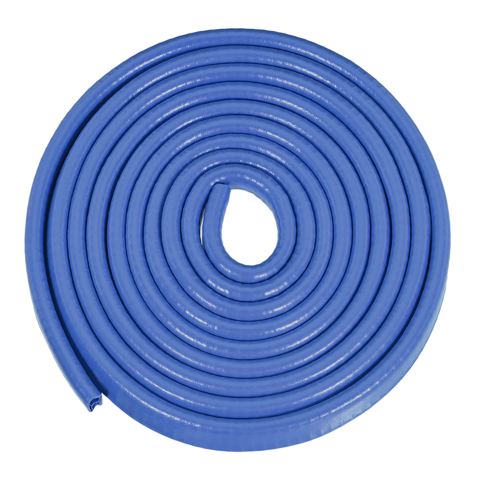 Edge Trim U Seal Extrusion Blue U Channel Edge Protector PVC Plastic w Iron Sheet Fits 1/16''9/