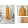 thumbnail image 3 of Jierger Bed Canopy Baby Canopy Chiffon 𝒊𝒏𝒔𝒆𝒄𝒕 Net Decoration 𝑴𝒐𝒔𝒒𝒖𝒊𝒕𝒐 Net for Cot-𝑷𝑰𝑵𝑲 yellow Suitable for Baby Adults Bedroom, Camping, nap, Patio, 3 of 6