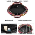 thumbnail image 2 of Flower Women's Large Weekend Travel Bag Moving Canvas Handbag Thick Double Layer Beach Weekend Travel Unisex Hospital Maternity Delivery with Toiletry Waterproof, 2 of 5