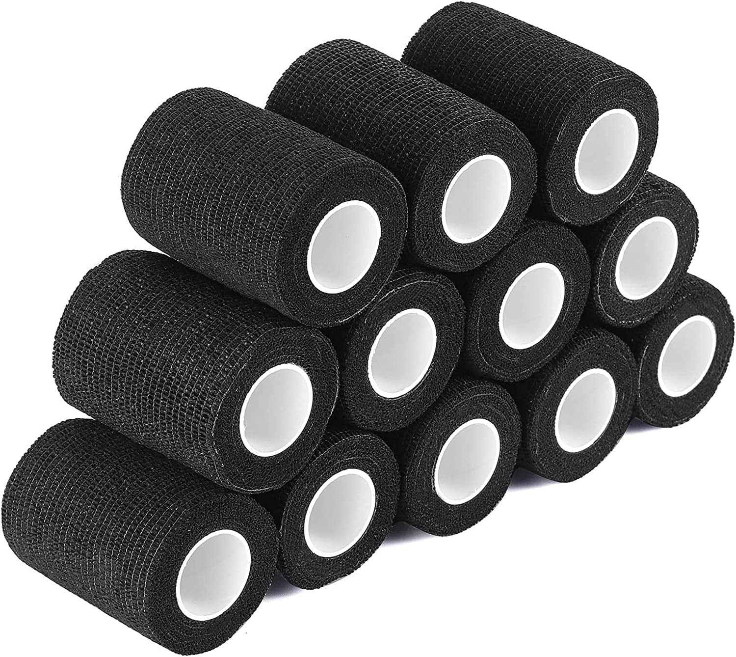 Self Adhesive Bandage Wrap 12 Pack 3" x 5 Yards Self Adherent Cohesive