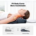 thumbnail image 3 of Boriwat Back Massager with Heat 3D Kneading Shiatsu Back Neck Massager, Black, 3 of 10