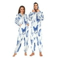 thumbnail image 3 of IAUYY Unisex Adult Onesie Pajamas Ultra-Soft Crystal-Soft Fabric, Halloween Adult Onesie Pajamas Adults,With a Zipper Plus Size Onesie Pajamas, Characteristics Of Butterflies, 3 of 6