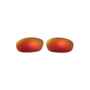 عدسات Walleva Polarized Ice Blue + Fire Red للنظارات الشمسية Oakley Pit BOSS II