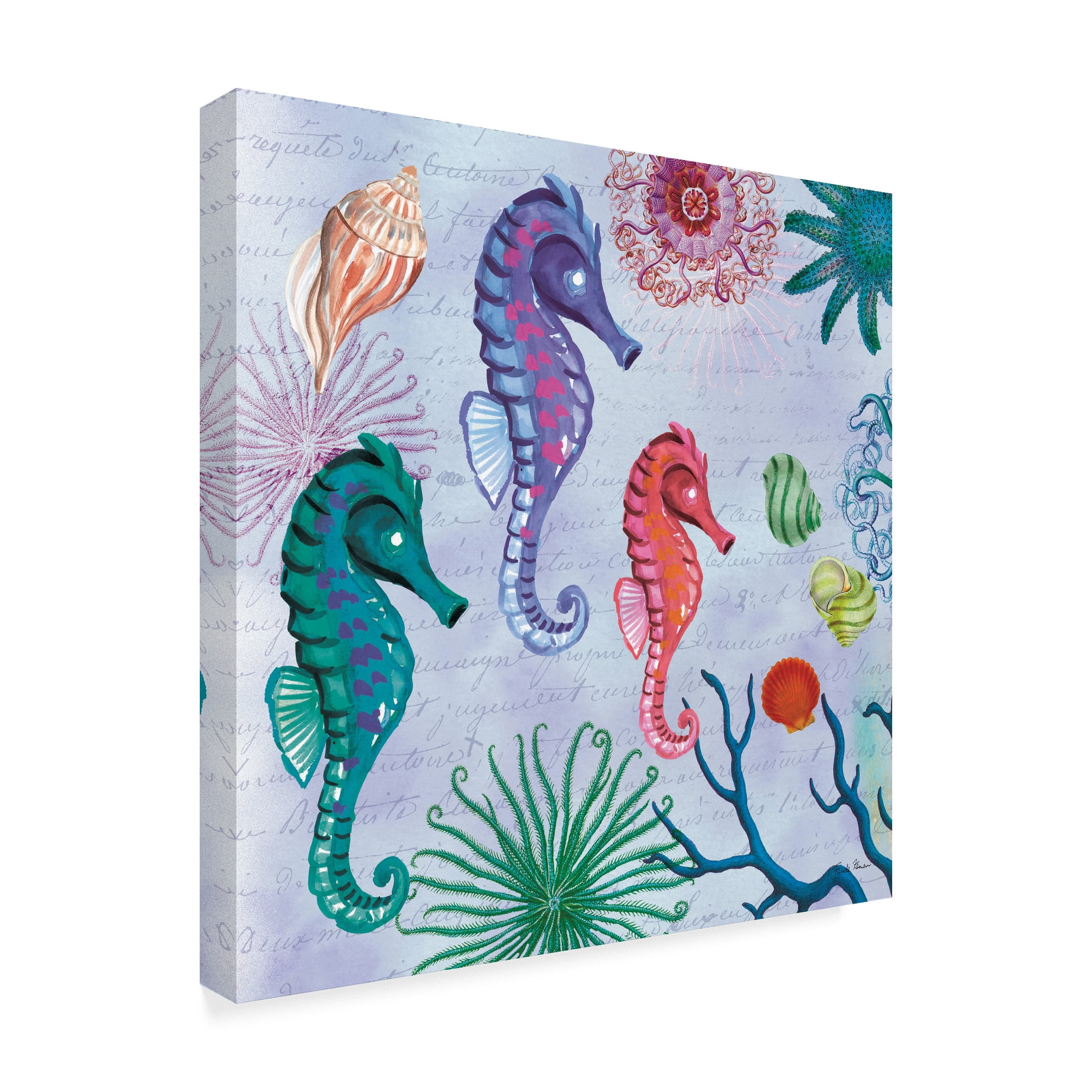 Trademark Fine Art 'Tropical Underwater II' Canvas Art by Farida Zaman