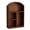 Old-A2, variant on YIEMEEN Elegant Wooden Desktop Organizers Glass Front Cabinet For Home Office Decoration And Storage