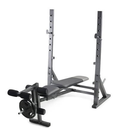 Weider XR 10.1 Olympic Weight Bench with Integrated Leg Developer and Weight Plate Storage