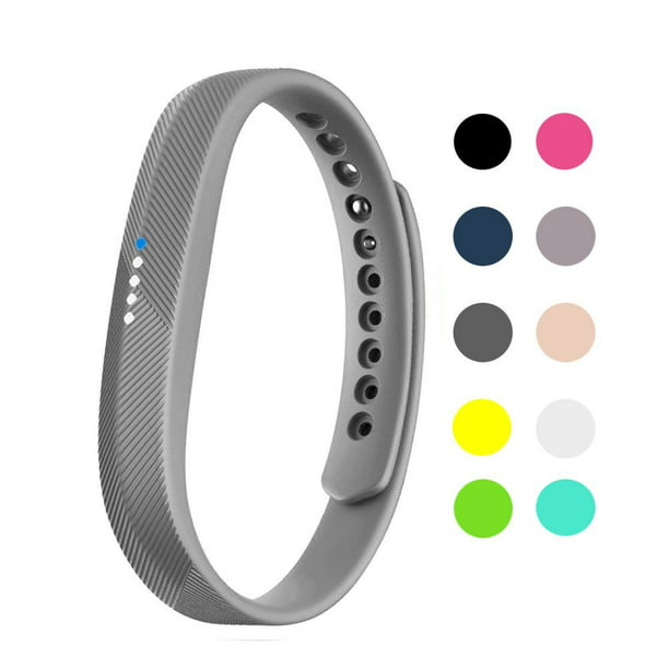 Fitbit Flex 2 Bands Replacement Wristband Accessories TPU Strap for 2016 Fitbit Flex 2 tracker(Large, Gray) - Walmart.com