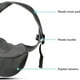 thumbnail image 3 of Pet Dog Sling Carrier, Breathable Mesh Travelling Pet Hands-free Sling Bag Adjustable Padded Strap Front Pouch Single Shoulder Bag for Dogs Cats, 3 of 5