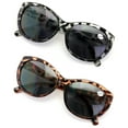 thumbnail image 2 of V.W.E. 2 Pairs Women Bifocal Reading Sunglasses Reader Glasses Cateye Vintage Jackie O Leopard 3.25, 2 of 4