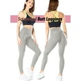 thumbnail image 2 of Women's Scrunched Workout Leggings Textured Booty Yoga Pants Ruched Butt Lifting Leggings, 2 of 6