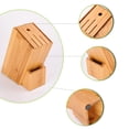 thumbnail image 2 of PAMINGONO Soporte Para Cuchillos Rack De Cocina En Bambú Color Marrón Claro Moderno Y Funcional, 2 of 8