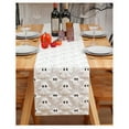 thumbnail image 7 of Seyotauo Spooky 3D Ghost Halloween Tablecloth - Scary Themed Dining Table Cover for Party Decorations, Indoor Outdoor Halloween Decor, Family Gathering Celebration Accessories, 7 of 7
