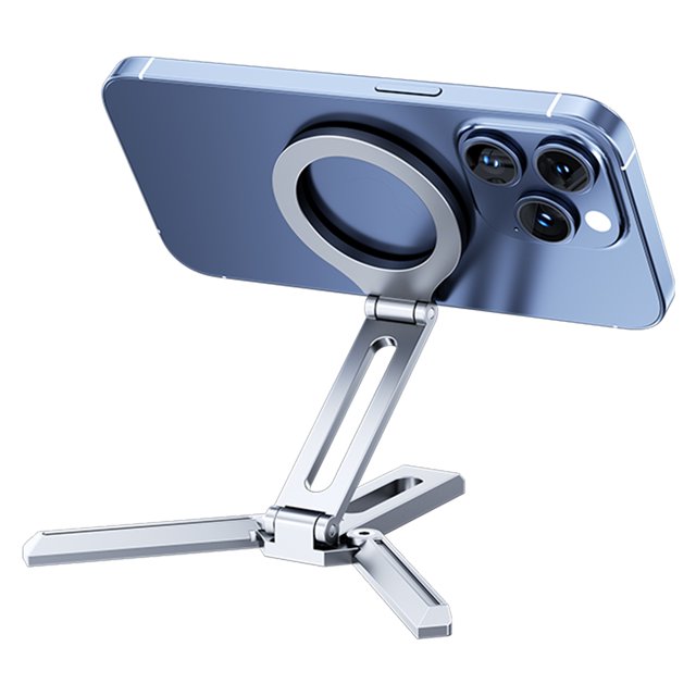 Portátil Escritorio Monte Smartphone Desk Stand Plegable Plegador Magnético Multifuncional para El Video Grabación
