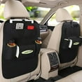 thumbnail image 2 of Car Backseat Organizer with Tissue Box Tablet Holder Auto Back Seat Storage Cover Protector Travel Road Trip Kids Toddlers Amagi, 2 of 8