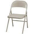 thumbnail image 2 of MECO Sudden Comfort All Steel Indoor Outdoor Folding Chair, Buff (Set of 4), 2 of 4