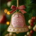 thumbnail image 5 of HAITIANS USA 250th Anniversary Bell Ornaments, 2025 Christmas Tree Hanging Decorations, 2d Vintage Christmas Ornaments, Acrylic Hanging Bell For Patriotic Holidays Home Garden Party, 5 of 5