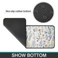 thumbnail image 6 of Pioneer Flower Floral Print Pattern Kitchen Rugs Sets Of 2,Anti Fatigue Kitchen Mat Rugs Non Slip Washable,Decorative Kitchen Floor Mats for Kitchen,Sink,Laundry,17"X30"+17"X47", 6 of 7
