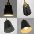 thumbnail image 3 of KAYYELAMP Corded Pendant Light 19.6 Feet Dimmable Switch Plug in Cord Black Barrel Metal Lampshade E26 Copper Base Vintage Design Metal Hanging Lamp for Kitchen Bar Bedroom(No Bulb), 3 of 7