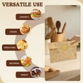 thumbnail image 7 of Sekonow 150 Pack Paper Sandwich Bags Greaseproof - 3 Sizes Flat Brown Kraft Paper Snack Bags with Seal Stickers, Ideal for Toast, Treat, Cookie, Pastry, Burger, Lunch, 7 of 7