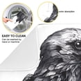 thumbnail image 2 of Bird Head Black Dish Drying Mat Dish Drainer Rack Mats Water Absorbent Non-Slip Easy Clean Heat Resistant for Kitchen Counter, 2 of 8