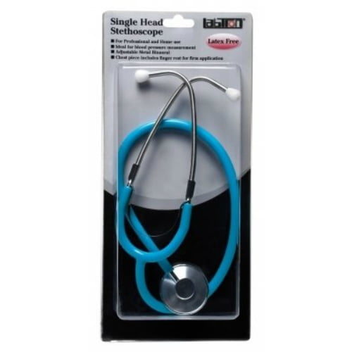 Labtron Single Head Stethoscope Blister Pack Green Stethoscope