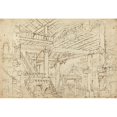 thumbnail image 2 of Michele Canzio 14x11 Black Ornate Wood Framed Double Matted Museum Art Print Titled: Interior of a Barn Built on Ancient Ruins, 2 of 5