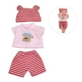 thumbnail image 2 of Vêtements de Poupée Bébé Faits à la Main Robe Ensembles Costumes Pyjamas pour Poupées de 11,8 Pouces, 2 of 7