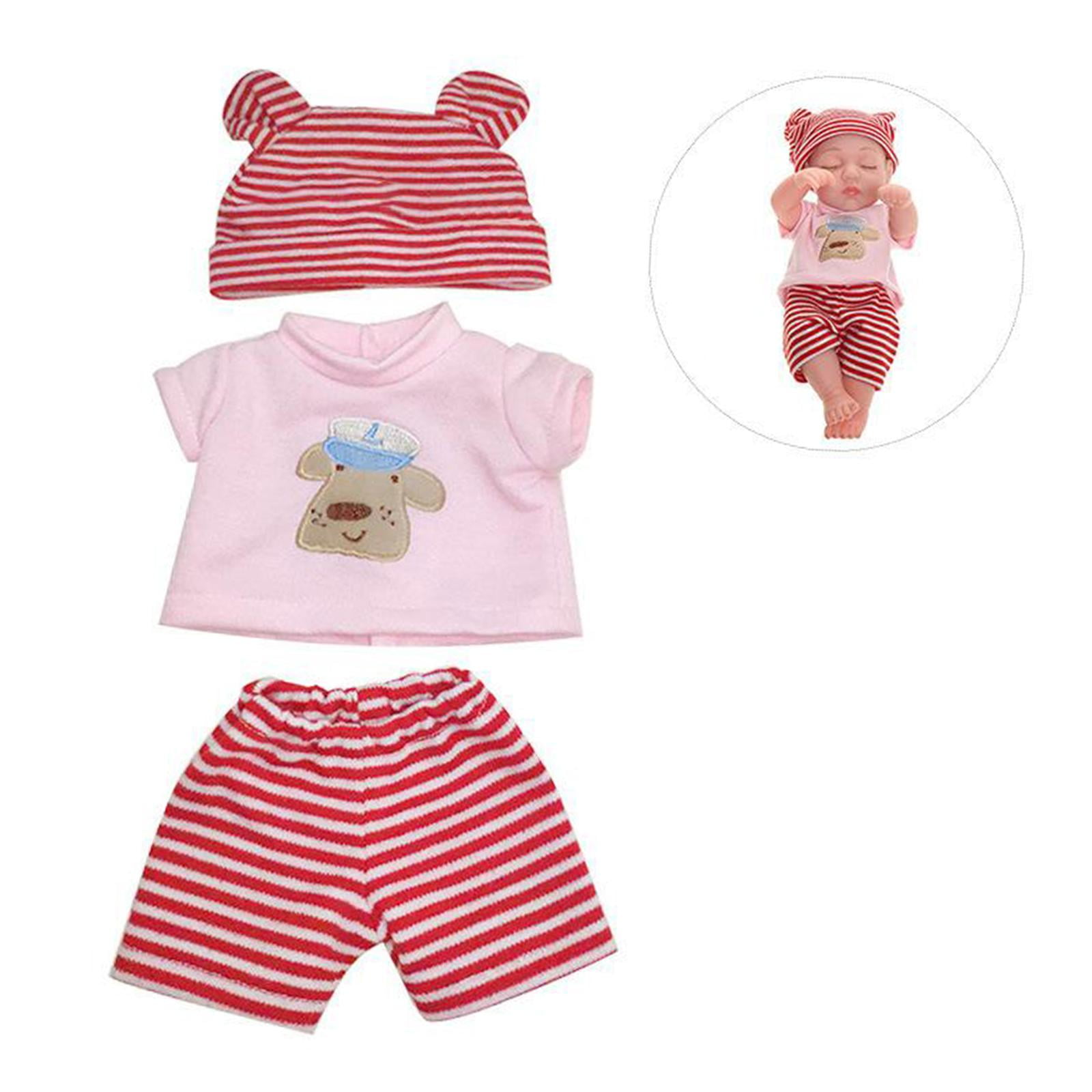 Runquan Handmade Baby Doll Clothes Costumes Pajamas For 30cm Baby Dolls Style4 Other Fits 30cm