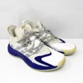 thumbnail image 2 of Ad-id-as Mens Pro Boost Low FW9498 White Basketball Shoes Sneakers Size 6, 2 of 6