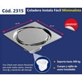 thumbnail image 2 of Coladera Fleximatic Instala Facil Acero Inoxidable 2315 con Check Antiolores, 2 of 7